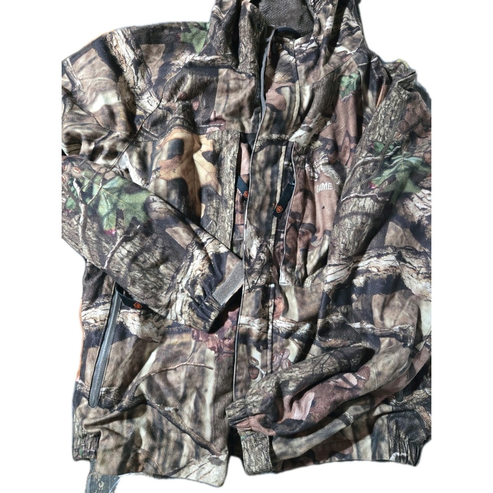 Game Winner Youth XL Camo Hunting Jacket Waterproof Shell Hooded Coat Full Zip - Picture 6 of 7